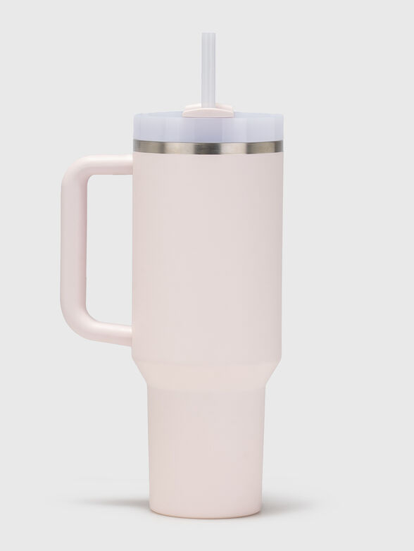 Insulated cup with a straw  - 2