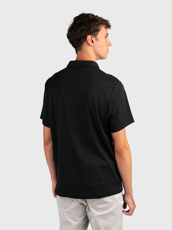 Cotton polo shirt with logo detail - 2