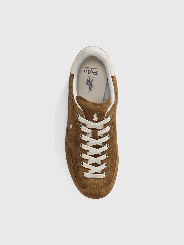 Beige leather shoes - 4