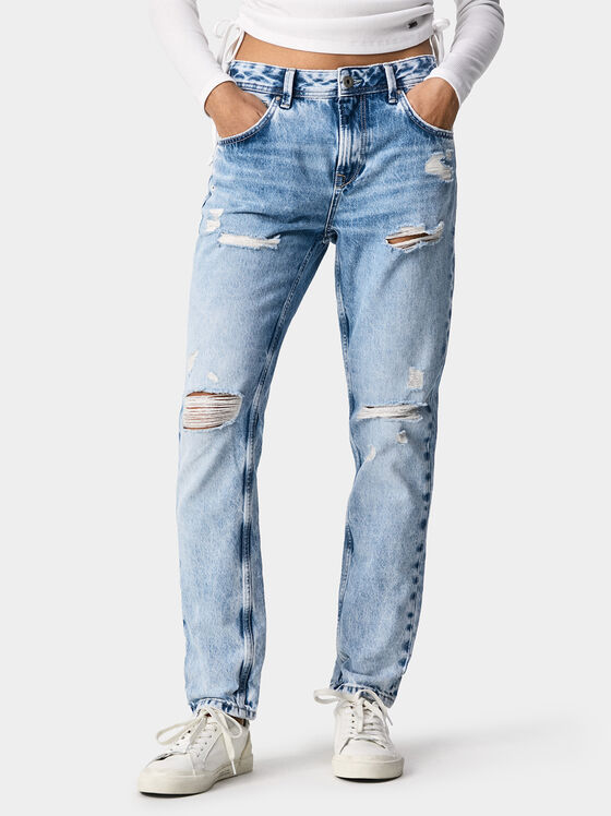 VIOLET jeans with high waist - 1