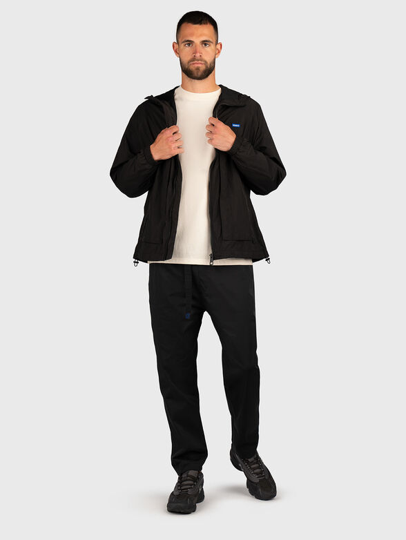 Transitional jacket with hood and logo - 2