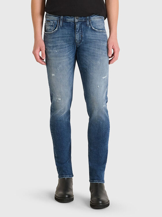 Дънки KURT с избелен ефект - 1