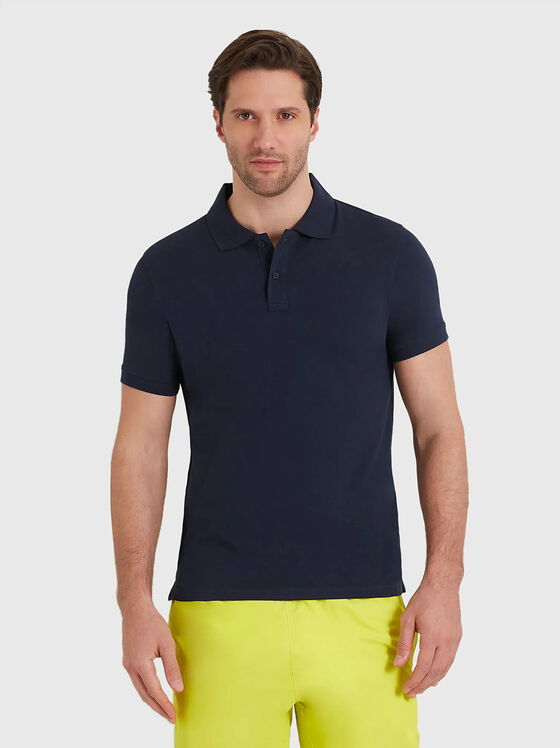 PASSEPARTOUT dark blue cotton polo shirt - 1