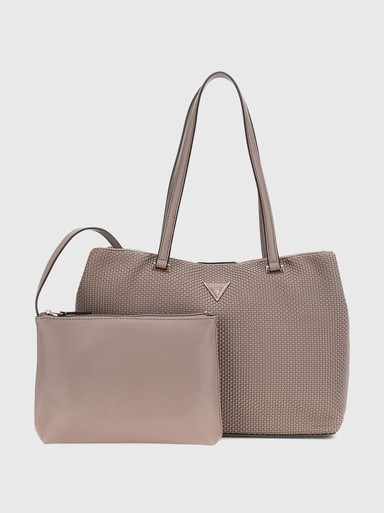 Beige bag with pouch - 1