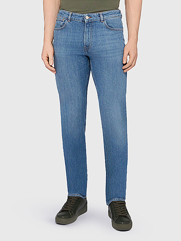 Slim jeans with worn effect - 1