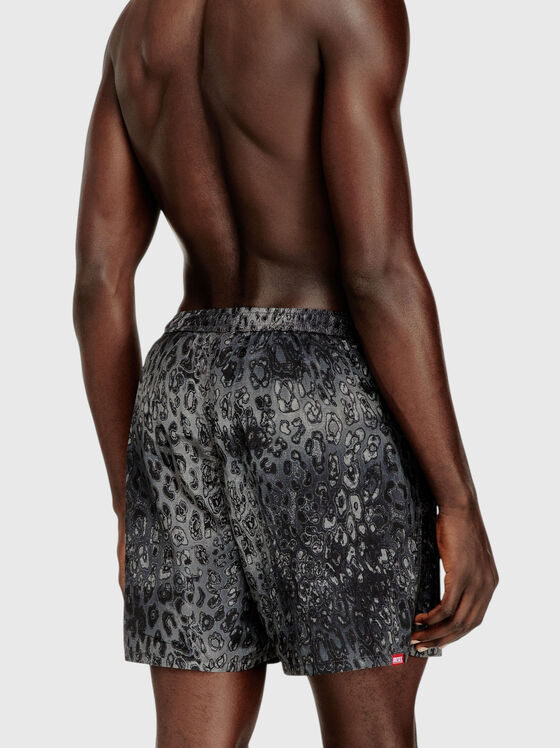 Beach shorts with animal print - 2