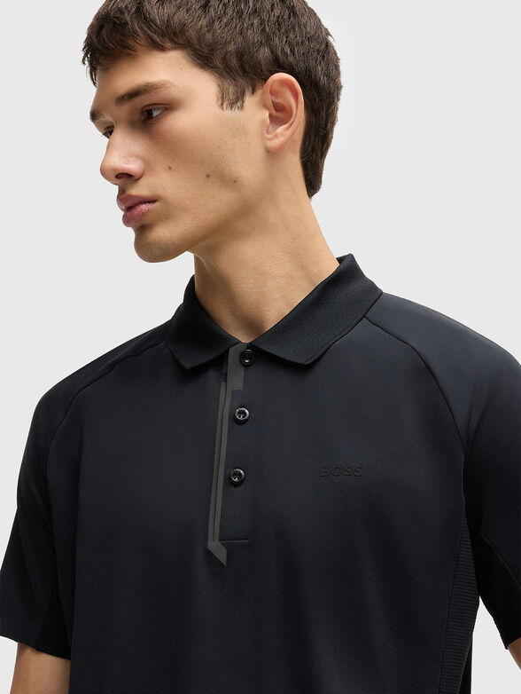 PADDYTECH polo shirt in black - 4