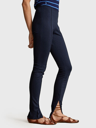 Stretch skinny trousers in dark blue - 3