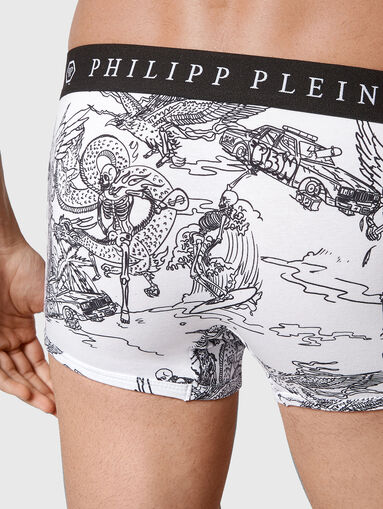 SKELETON TATTOO print boxers - 2