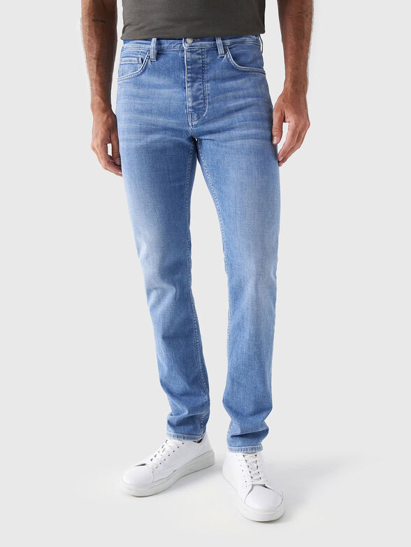 Slim jeans in blue color - 1