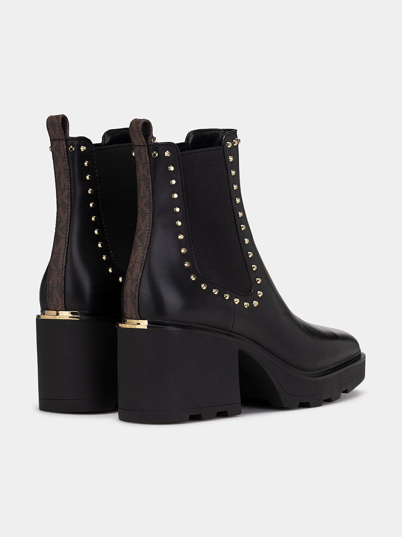 Michael kors boots store with gold studs
