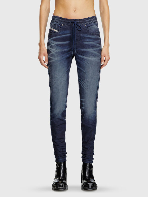 2061 D-TAIL JOGG dark blue jeans with elastic waist - 1