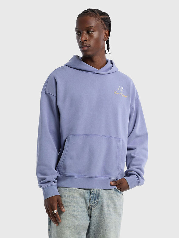 Sweatshirt with accent back - 1