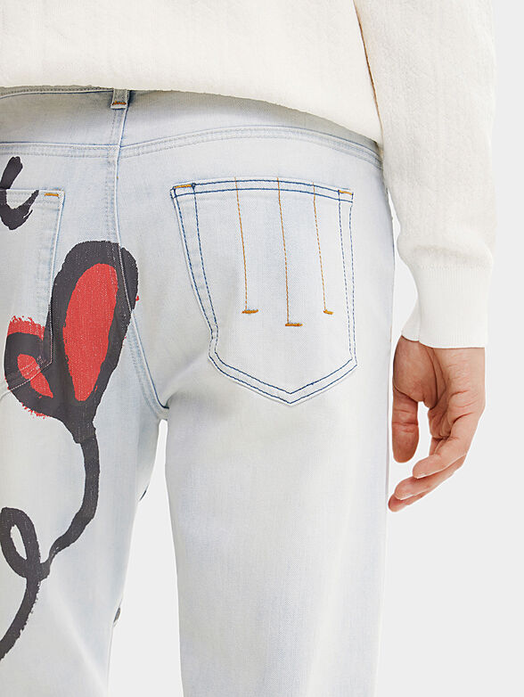 FARGO jeans with contrasting print - 3