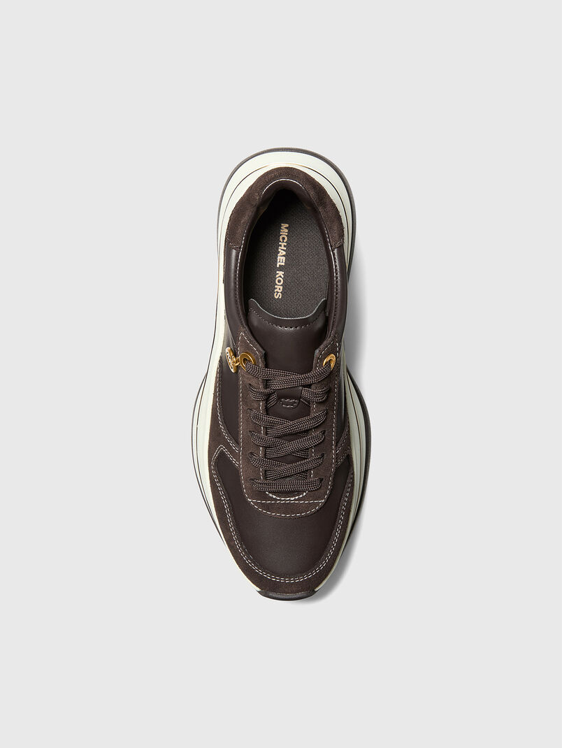 Brown sport shoes - 3