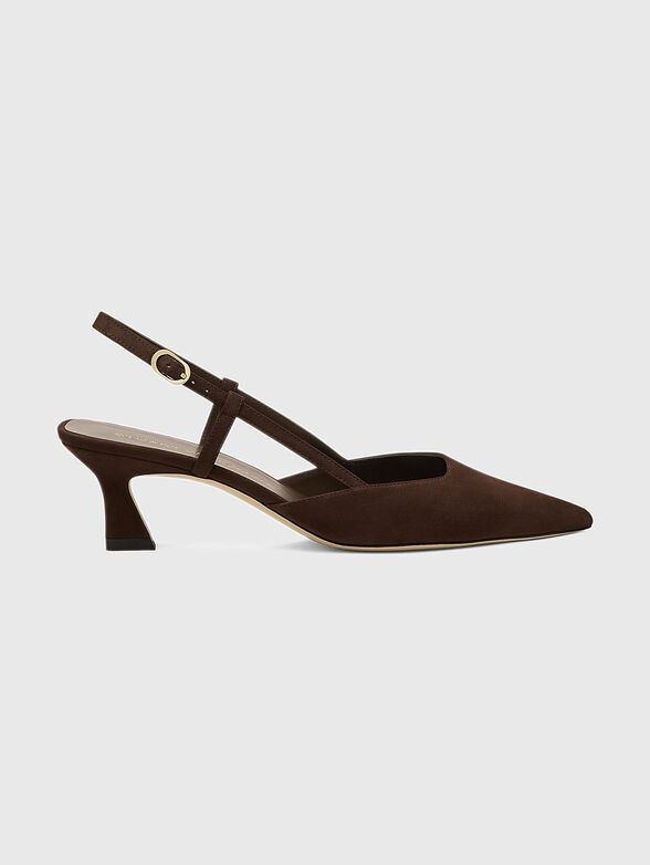 VINNIE 50 SLINGBACK suede heel shoes - 1