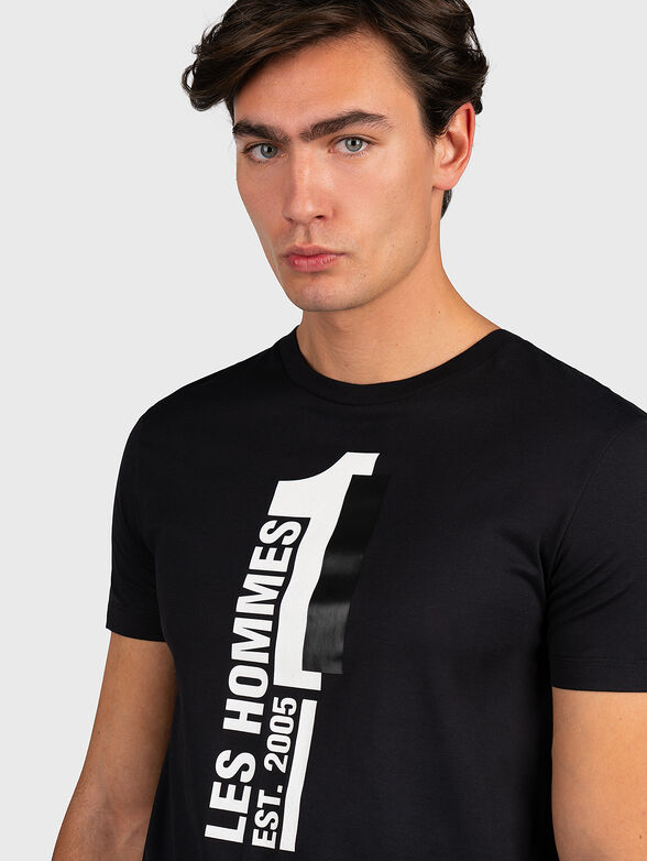 T-shirt with logo print and metal detail - 2