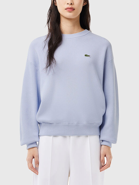 Sweater with embroidered logo  - 1