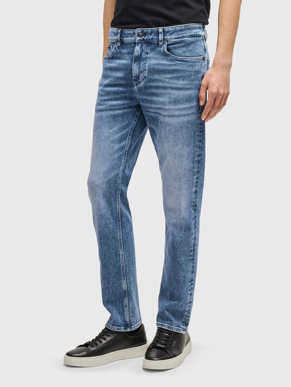 Slim jeans with a worn effect - 1