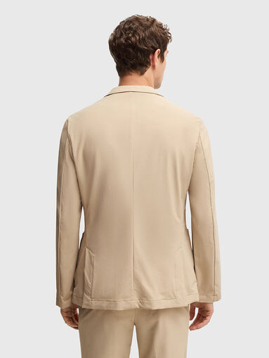 Slim jacket in beige color - 3