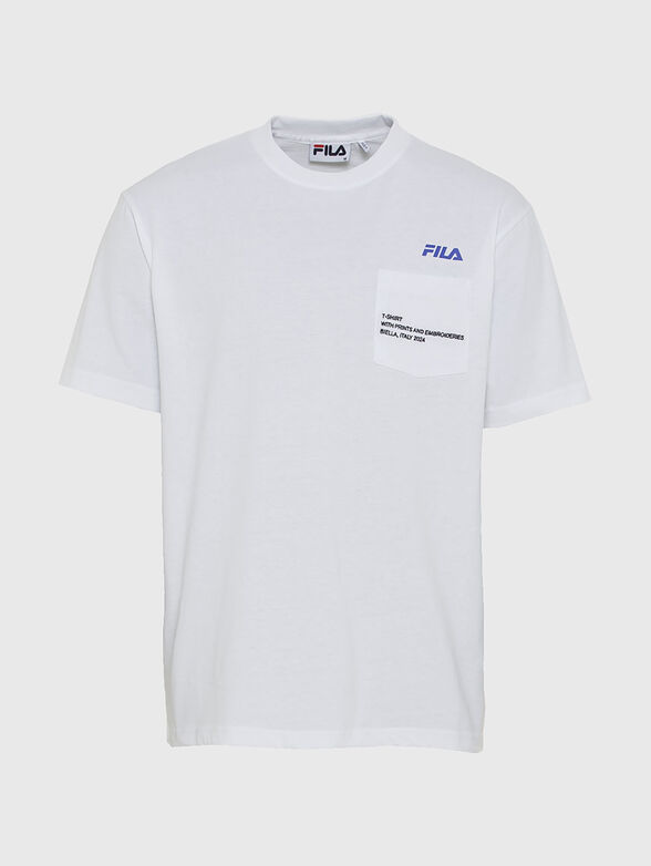 T-shirt with oval neckline - 1