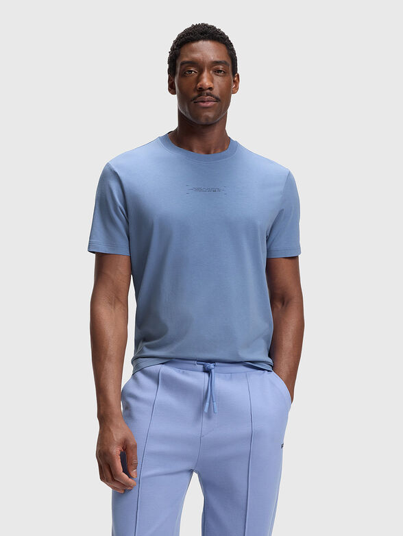 Cotton T-shirt with print - 1