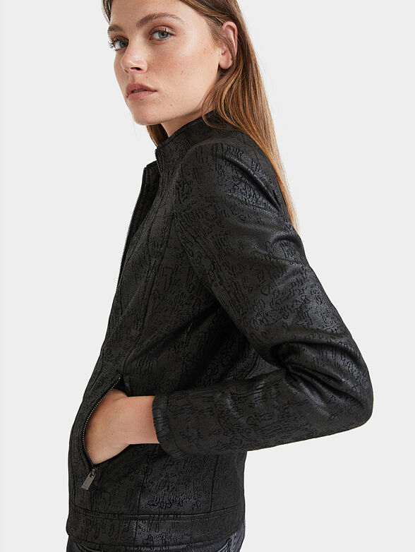 Slim high neck jacket COMARUGA - 2