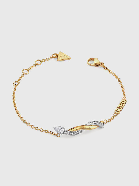 Гривна TWIST с кристали - 1