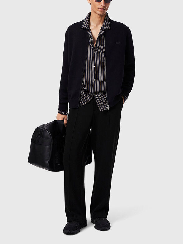 Cotton and wool knit cardigan - 2