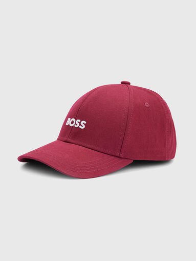 Beige hat with contrasting logo - 4