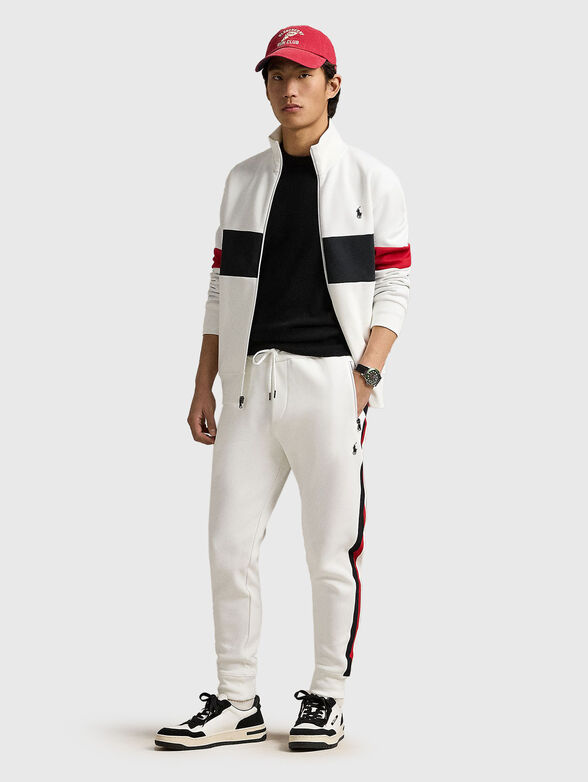 Contrast trim track pants - 4