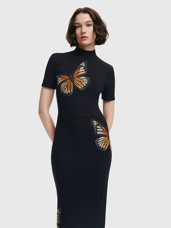 VIRGINIA print midi dress  - 1