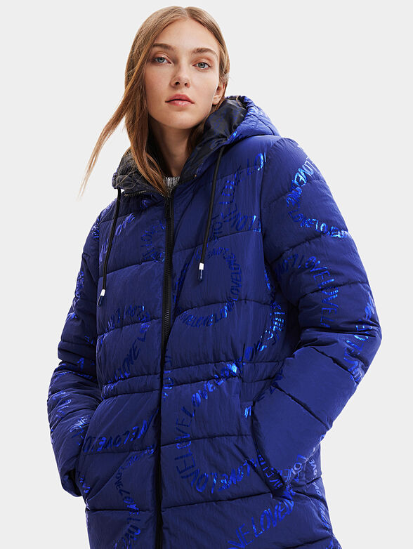 AARHUS padded jacket with accent lettering - 3