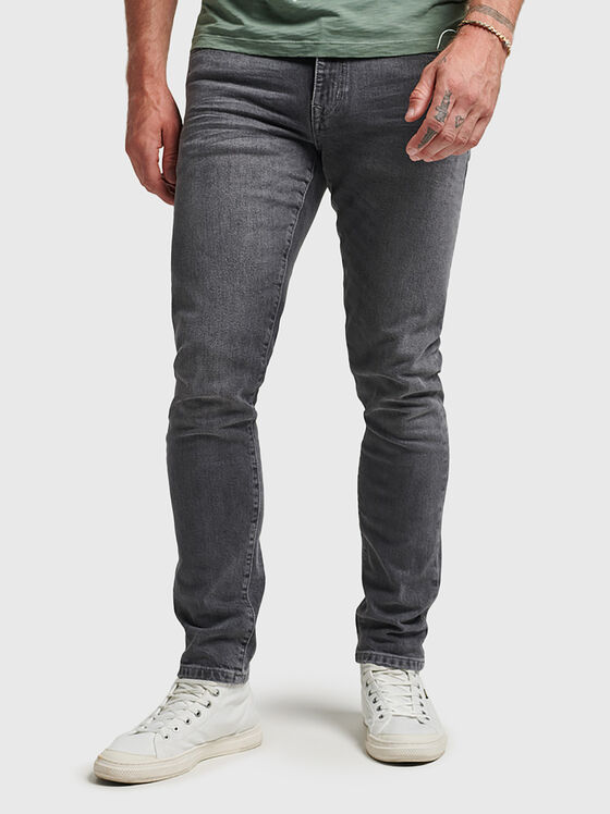VINTAGE slim jeans in black color - 1