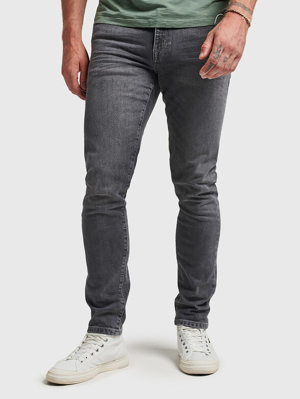 VINTAGE slim jeans in black color - 1