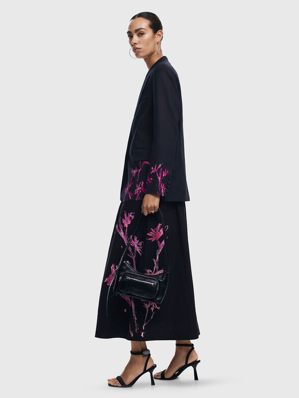 Midi skirt with print - 3