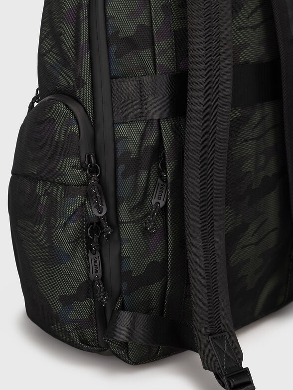 Camouflage backpack with pockets - 4