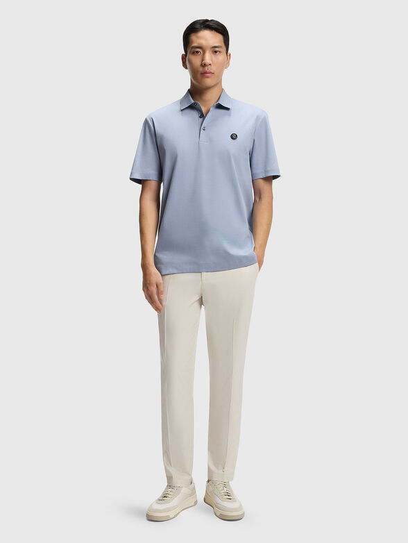 Short sleeved cotton polo shirt - 2