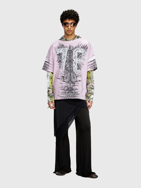 T-BOXT-78-R1 cotton T-shirt with oval neckline - 2