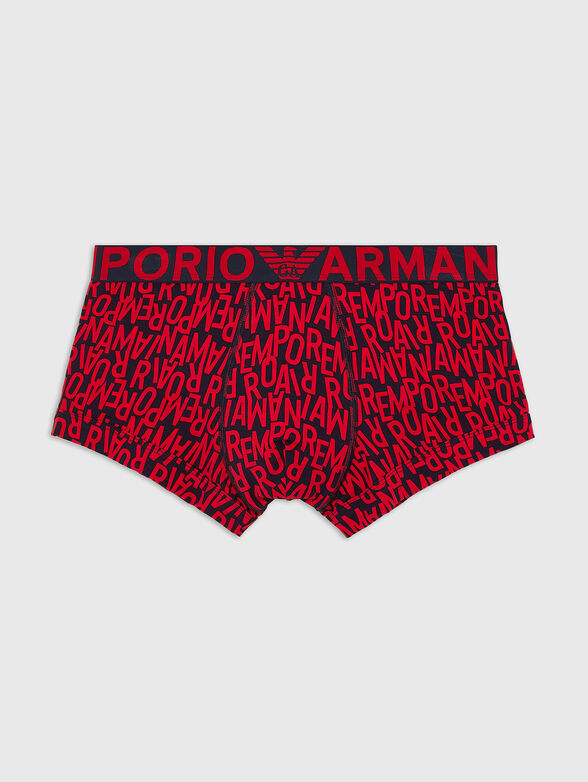 Cotton boxers with logo print - 4
