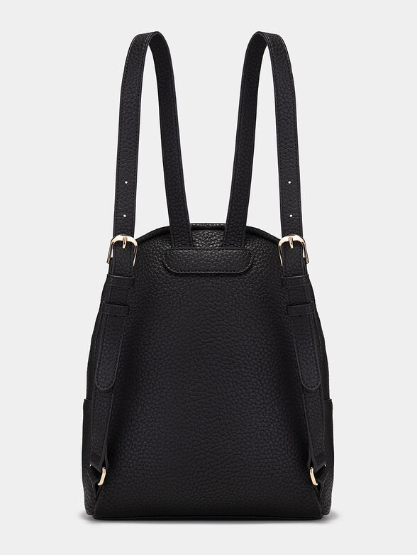 Black backpack with accent chains - 2