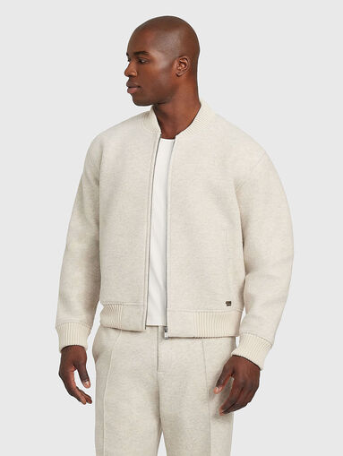 Wool blend bomber jacket - 5