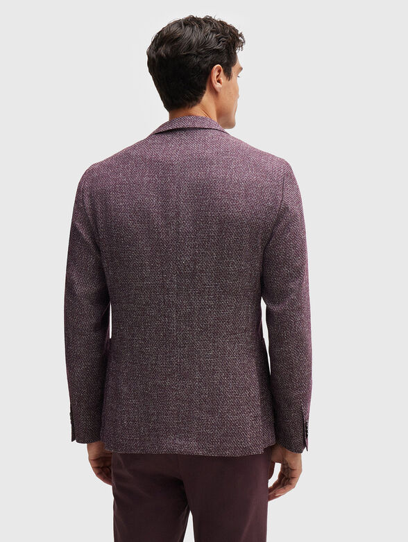 HANRY jacket in burgundy - 3