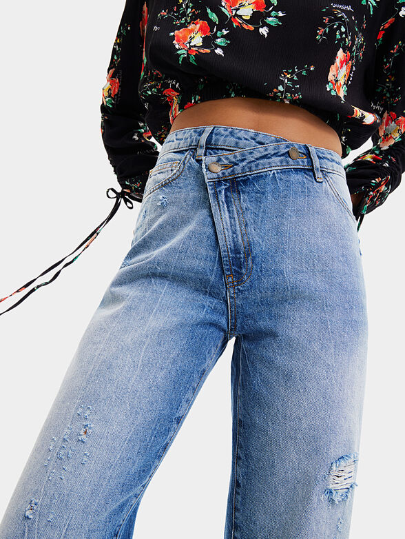 LEVADU criss cross jeans - 3