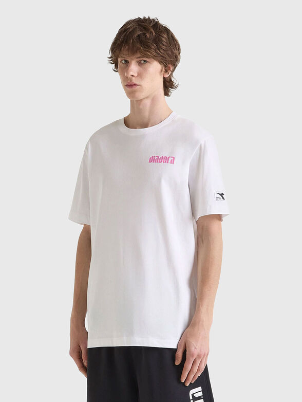 Cotton T-shirt with logo - 1