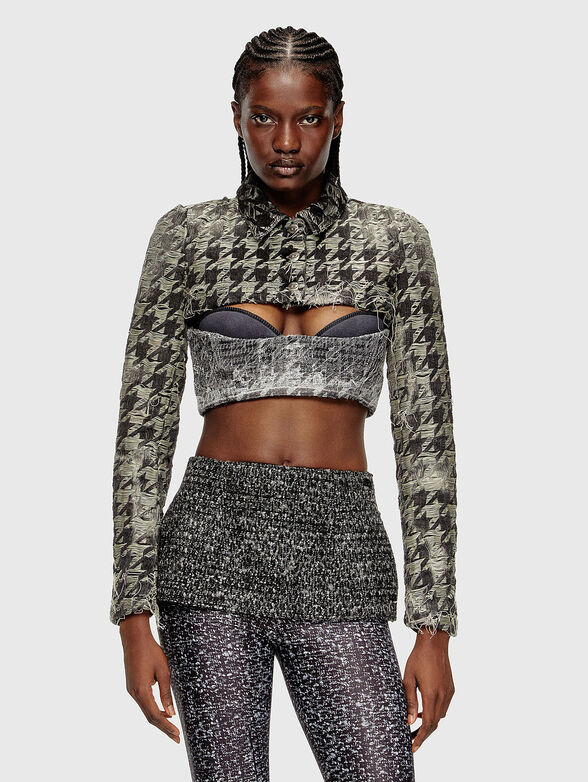 DE-ANSIS-FSH2 short denim jacket  - 2