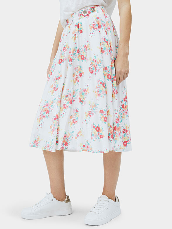 NALIA skirt with floral print - 1