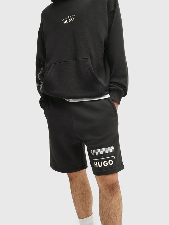 Cotton shorts with logo - 3