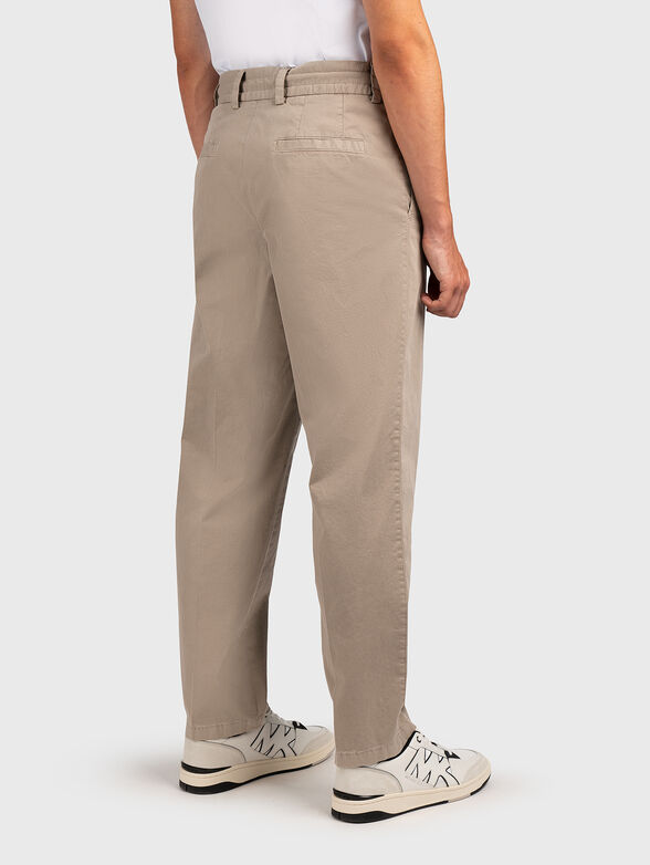 GOS beige trousers with darts - 2