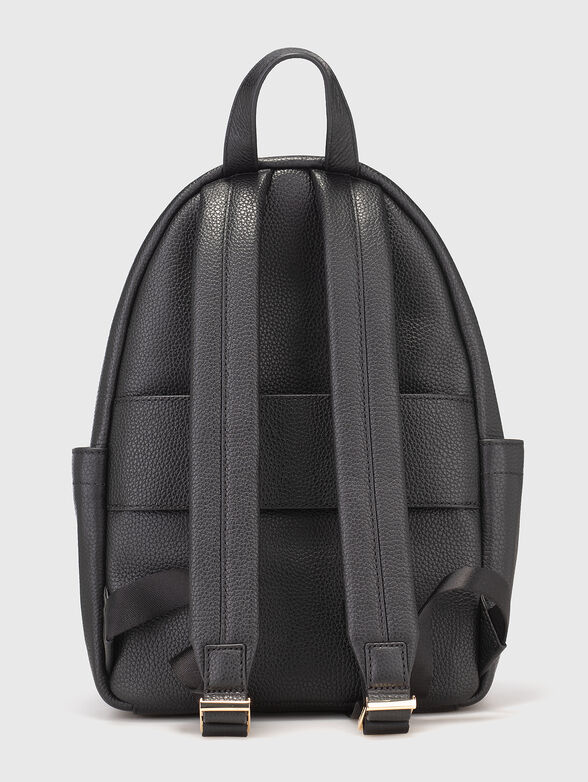 Leather  backpack with gold details - 2